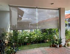 Motorized Clear Blinds